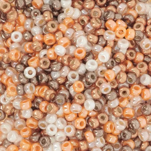 Seed beads mix Miyuki 11/0 Shiny Glow x8g