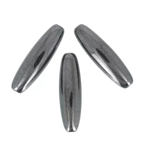 Rockets 23x7mm Jet Hematite x5