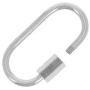 27x14mm 304 stainless steel Oval screw clasp x1