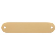 25x5mm 304L stainless steel Rounded rectangular spacer - Gold x1