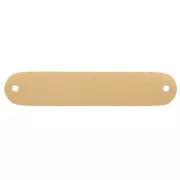 25x5mm 304L stainless steel Rounded rectangular spacer - Gold x1