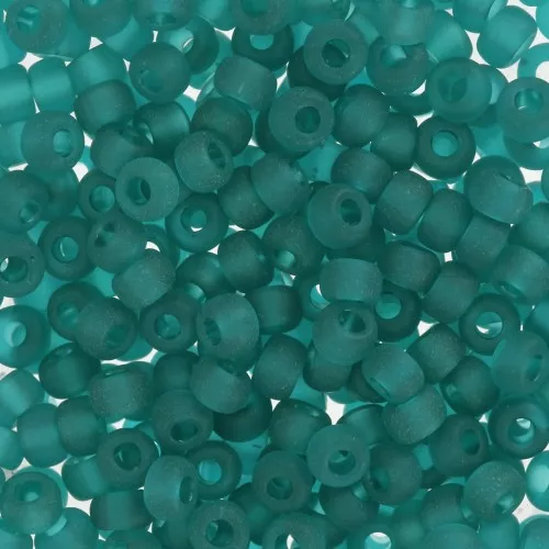 Seed beads Miyuki 8/0 2405F - Transparent Teal Mat x8g