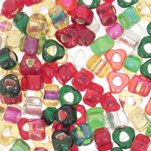 Mix Triangles Miyuki 5/0 TR5-MIX-08 - Rockin' Christmas x8g