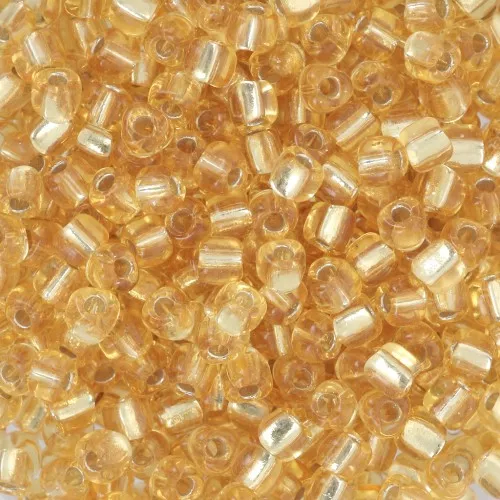 Miyuki 8/0 Triangle TR8-1102 - Gold Silver Lined x8g