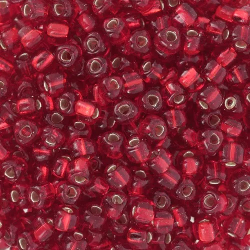 Miyuki 8/0 Triangle TR8-1809 - Ruby Silver Lined x8g