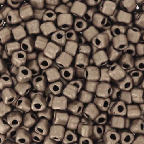 Miyuki 8/0 Triangle TR8-2006 - Dark Bronze Metallic Mat x8g