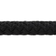 Braided cord  5mm Noir x1m|raw }}