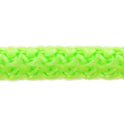 Braided cord  5mm Vert Fluo x1m