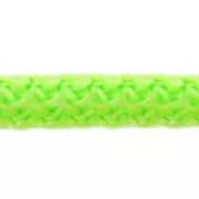 Braided cord  5mm Vert Fluo x1m