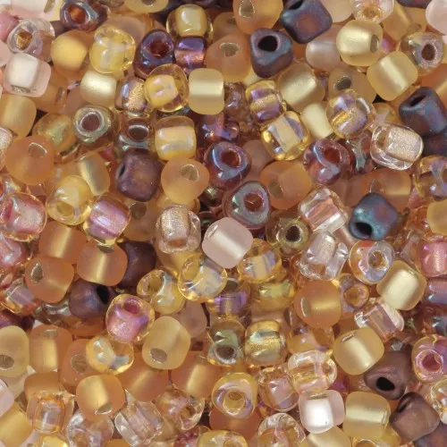 Mix Triangles Miyuki 8/0 TR8-MIX-09 - Golden Grains x8g