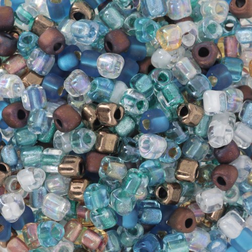 Mix Triangles Miyuki 8/0 TR8-MIX-15 - Surf and Sand x8g