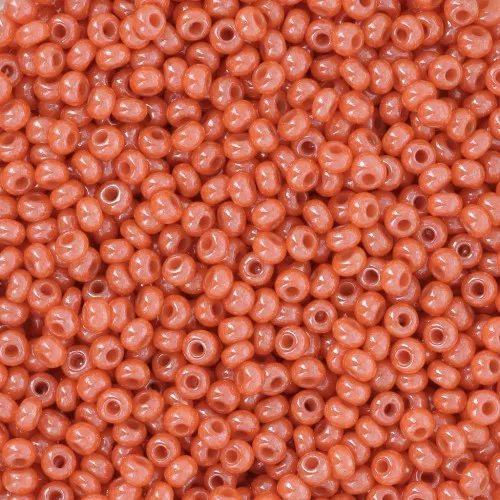 Preciosa Seed Beads 11/0 2 mm - Orange Luster x20g