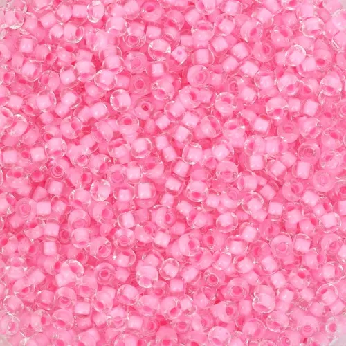 Preciosa Seed Beads 11/0 2 mm - Terra Pink Lined x20g