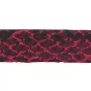 Lace 10mm Imitation Bordeaux Snake x30cm