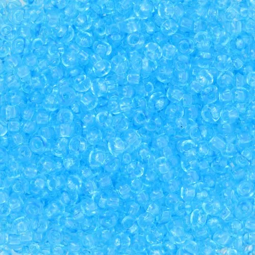 Preciosa Seed Beads 11/0 2 mm - Solgel - Blue 2 Dyed Crystal x20g