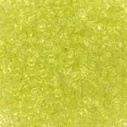 Preciosa Perles rocailles 11/0 2 mm - Solgel - Green 2 Dyed Crystal x20g