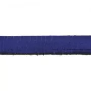 Lacet cuir 5x2 mm Bleu Dur x30cm