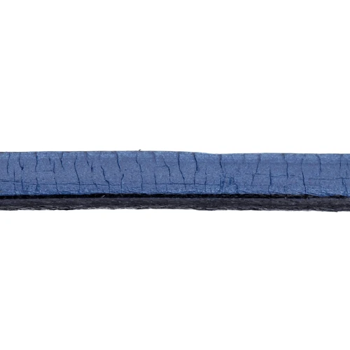 Leather lace 5x2mm Dark blue x30cm