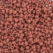Preciosa Seed Beads 11/0 2 mm - Permalux Brown Matte x20g