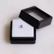 3mm Round cut grey spinelle - 0.11 cts x1