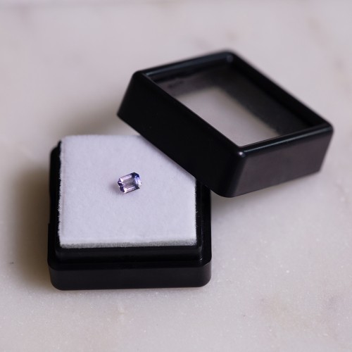 4x3mm Sapphire bicolore rectangle - 0.25 cts x1