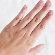 4x3mm Sapphire bicolore rectangle - 0.25 cts x1