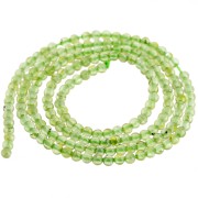 2mm Round beads gemstone - Peridot x38cm