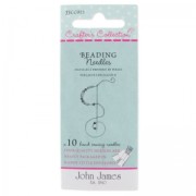 Assortment of bead embroidery needles size 10-11 and 12 x10|raw }}