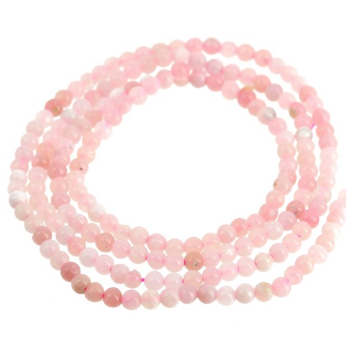2mm gemstone Round beads - Pink Opal x39cm