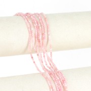 2mm gemstone Round beads - Pink Opal x39cm