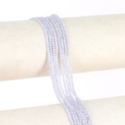 2mm gemstone Round beads - Blue Lace Agate x39cm