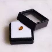 6.1x4mm Natural oval sugarloaf citrine x1