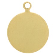 12mm Stick-on pastilles - Fine gold plated x5|raw }}