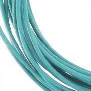 Leather cord 0,8mm Green Turquoise x 2.95m|raw }}