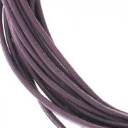 Leather cord 0,8mm Cyclamen x 2.95m|raw }}