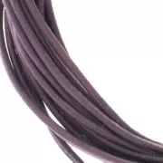 Leather cord 0,8mm Cyclamen x 2.95m