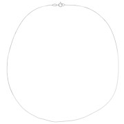 0.65mm 925 Sterling SilverSquare Serpentine Necklace x42cm|raw }}