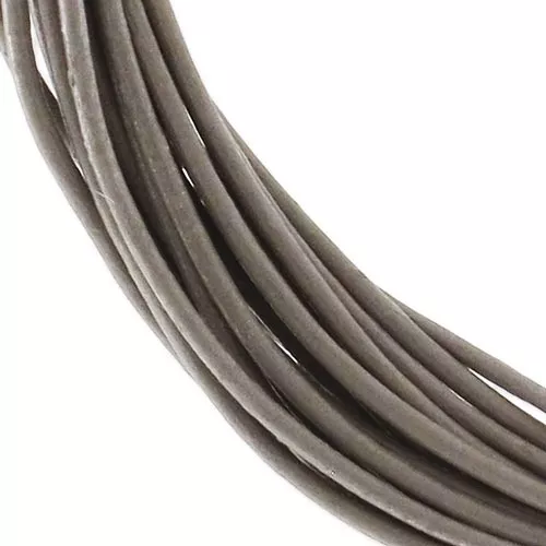 Leather cord 0,8mm Dark Grey x 2.95m