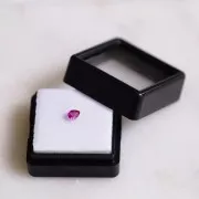 4x3mm Pear ruby - 0.25 cts x1