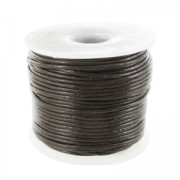 Leather cord 0,8mm Brun x 25m