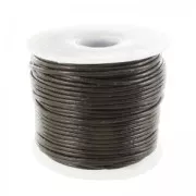 Leather cord 0,8mm Brun x 25m