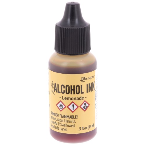 Alcohol-based transparent ink Adirondack Tim Holtz 14ml Lemonade x1