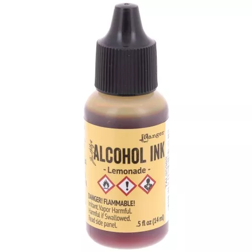 Alcohol-based transparent ink Adirondack Tim Holtz 14ml - Lemonade x1