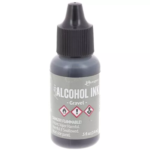 Alcohol-based transparent ink Adirondack Tim Holtz 14ml - Gravel x1