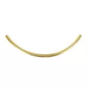 Tube 112x5 mm fine gold plated x1