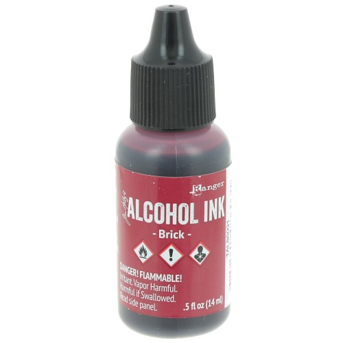 Alcohol-based transparent ink Adirondack Tim Holtz 14ml Brick x1