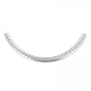 Tube 132x8 mm Antique Silver Plating x1