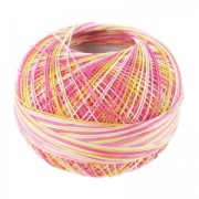 cotton yarn Lizbeth size 40 Tropical Punch n°132 x274m