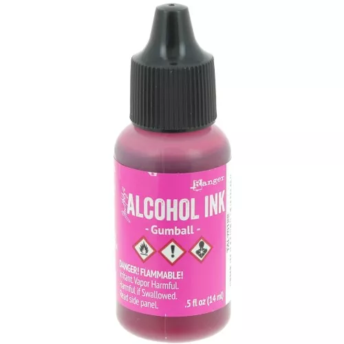 Alcohol-based transparent ink Adirondack Tim Holtz 14ml - Gumball x1