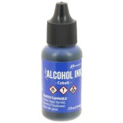 Alcohol-based transparent ink Adirondack Tim Holtz 14ml Cobalt x1